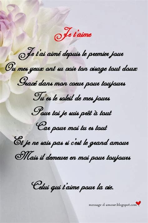 Love Quotes For Husband Poeme Damour Pour Homme Bonjour