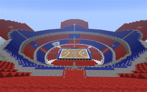 Epic Basketball Stadium Minecraft Map
