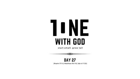 one with god day 27 youtube