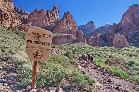 30 Superstition Mountains Hiking Trails Map Maps Database Source