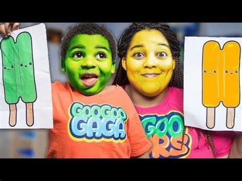 Let's all learn with googoo and his color friends.s. ČPOPSICLE CHANGE MOM DIFFERENT COLORS! VGoo Goo Gaga Learn ...