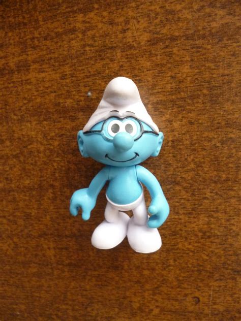 Pitufos Pitufo Filosofo Anime Fig Art Jakks 5cm Loose Smurfs Mercado