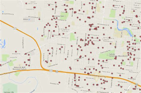 Registered Sex Offender Map Of San Antonio Area ZIP Codes Houston Chronicle