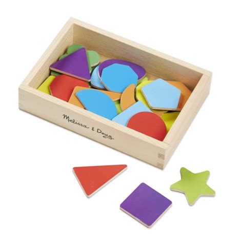 Melissa And Doug Magnetic Wooden Shapes And Colours Melissa And Doug Toys