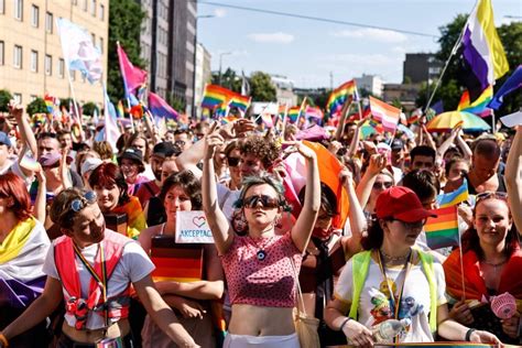 Thousands Unite For Joint Polish And Ukrainian Lgbtq Pride In Warsaw