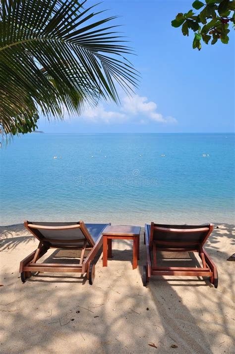 Two Beach Chairs Stock Image Image Of Beachchair Beautiful 27322231