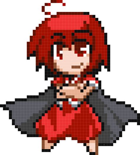 Anime Girl Pixel Art 1 By Chevuyfur On Deviantart