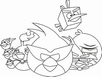 Coloring Angry Pages Birds Bird Printable