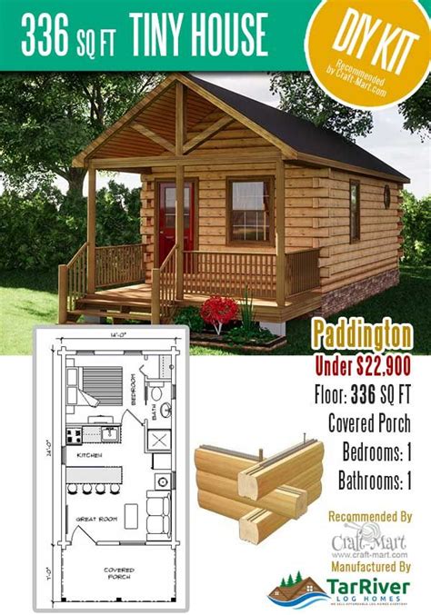 Tiny Log Cabin Kits Easy Diy Project Tiny Modular Homes Tiny House