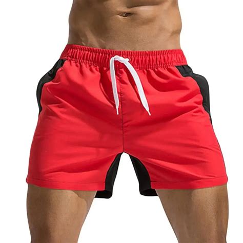 Men Breathable Swim Trunks Pants Swimwear Beach Shorts Slim Wear Color
