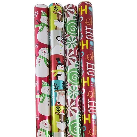 Shop Staples For Jam Paper Christmas Wrapping Paper Premium Foil T