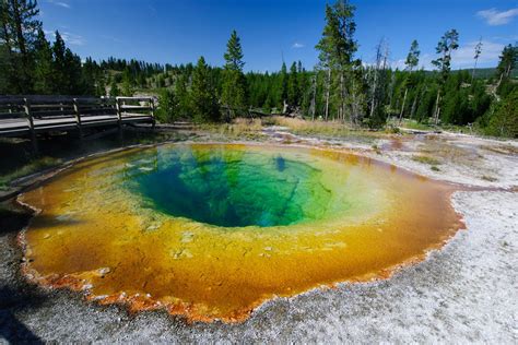 Best Time For Morning Glory Pool In Yellowstone National Park 2024