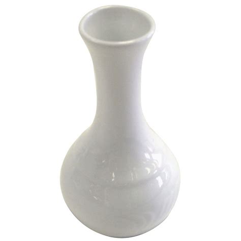 Cac Rsv Bv Roosevelt 5 12quot Super White Porcelain Bud Vase 48 Case White Bud Vases Pleasing