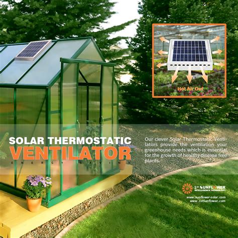 8w15w Solar Roof Fan For Greenhouse Auto Vent Buy Solar Roof Fan For