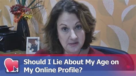 should i lie about my age on my online profile by bobbi palmer for digital romance tv youtube