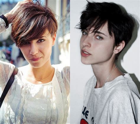 A shaved blonde pixie trim. 5 Simply The Best Short Haircuts For Thin Hair | Hairdrome.com