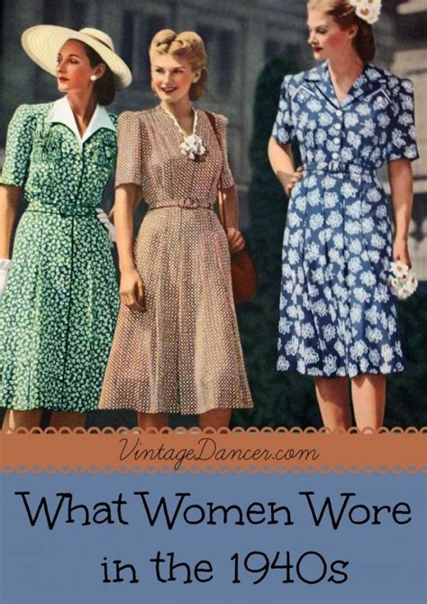 1940s Fashion What Did Women Wear In The 1940s