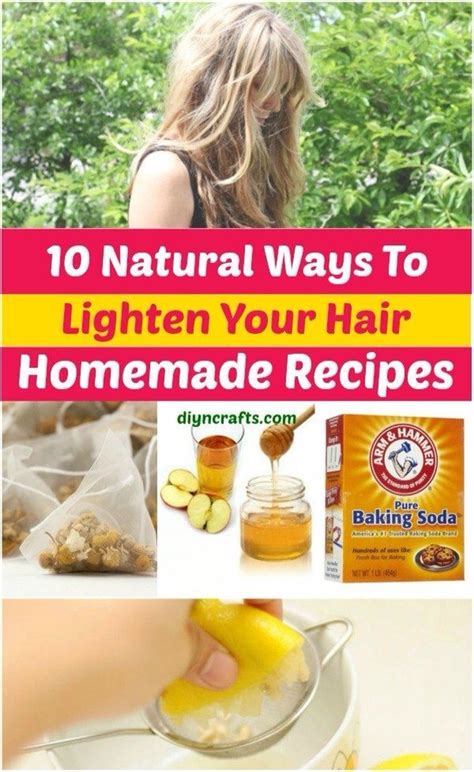 10 Natural Ways To Lighten Your Hair Diy Trusper