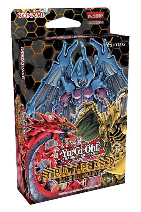 Each deck will come with 1 of these 4 variant art cards. YU-GI-OH! TCG Structure Deck Sacred Beasts