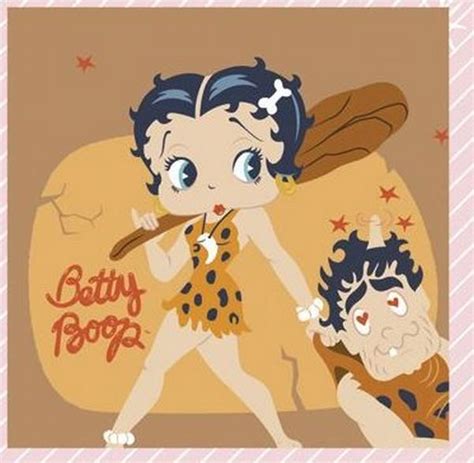 Betty Boop As A Cavewoman She Always Gets Her Man