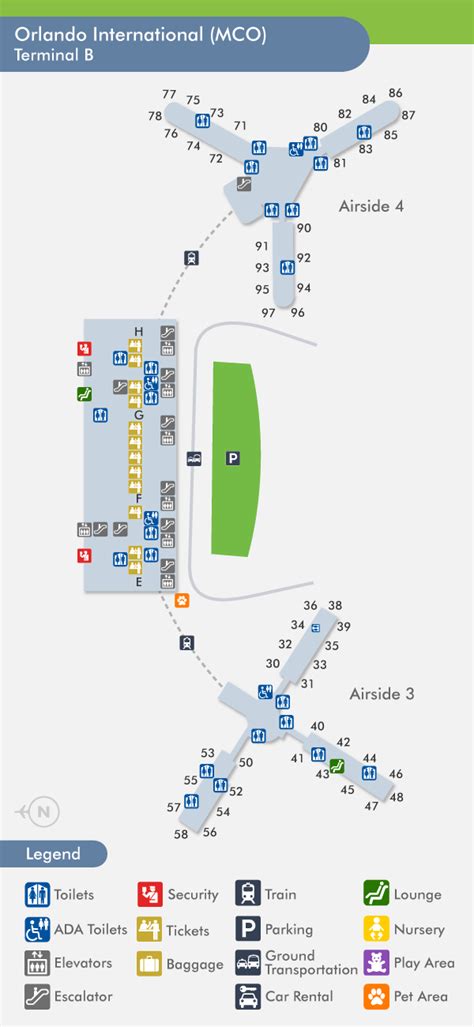 29 Orlando Airport Terminal Map Maps Database Source