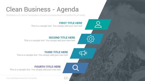 Clean Free Powerpoint Template Free Download