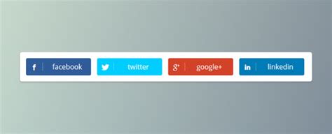 30 Newly Html Css3 Social Media Buttons For Website