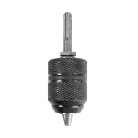 Keyless Vanadium Steel Black Mini 3 Jaw Drill Chuck Drilling Adapter Converter Sds Adaptor To