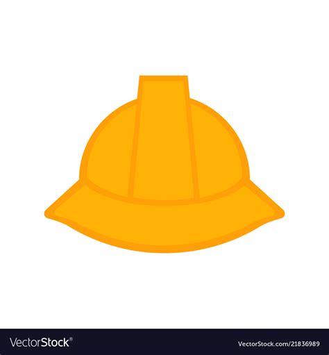 Isolated Engineer Hat Icon Royalty Free Vector Image