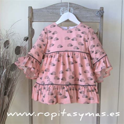 Vestido Fabiola Rosa De Nueceskids Invierno 2017 Ropitas Y Más