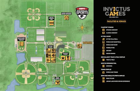 Espn Wide World Of Sports Map Terminal Map