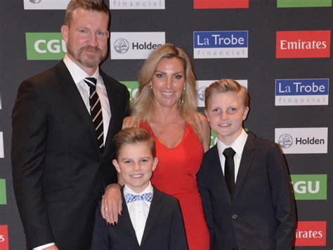 He is a male celebrity. Nathan Buckley wife Tania split: AFL, Collingwood coach ...