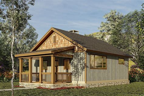 2 Bed Rustic Getaway House Plan 60677nd Architectural Designs