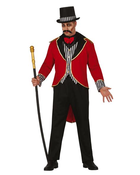 Dark Ringmaster Costume Creepy Circus Disguise Horror