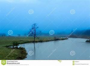Misty, Autumn, River, Semois, Stock, Image, Image, Of, Water