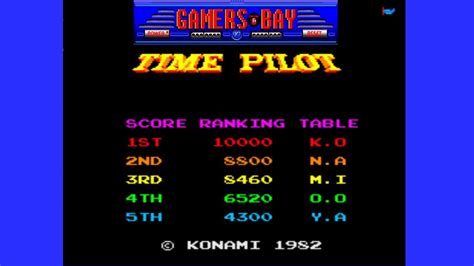 Time Pilot Classic Arcade Shooter Konami 1982 Youtube