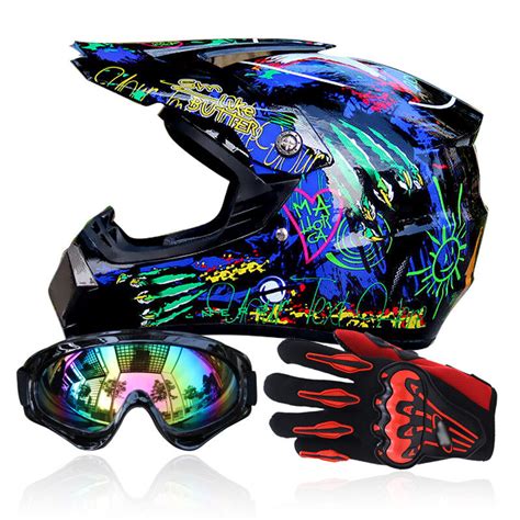 Motorcycle goggles can keep dirt, dust, insects, and even rain out of your eyes as you ride — and they can even prevent dryness and other eye issues over time. Men Helmet + Goggles + Gloves Racing Helmet Dirt Bike ATV ...