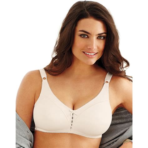 Bali Bali Double Support Wirefree Bra Color Ivory Size B