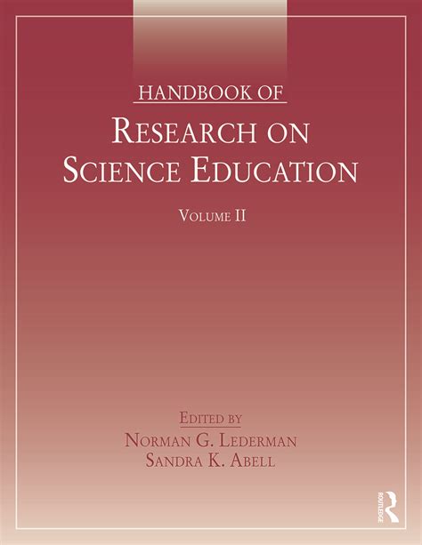 Handbook Of Research On Science Education Volume Ii Taylor And Francis