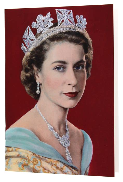 Elizabeth ii, the queen is an old lady who has, since 1952, been the monarch of the following countries. Queen Elizabeth II A6 Blank Notebook - National Portrait ...
