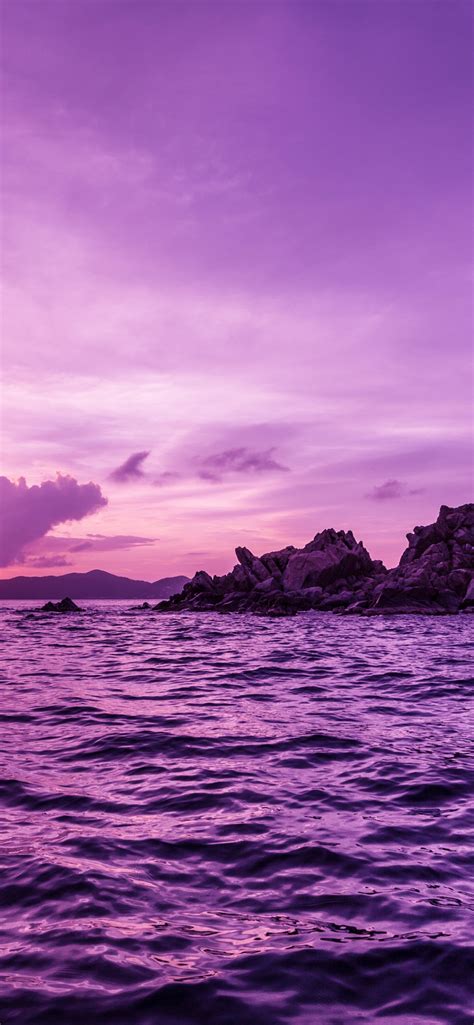 British Virgin Islands Wallpaper 4k Purple Sky Body Of Water Waves