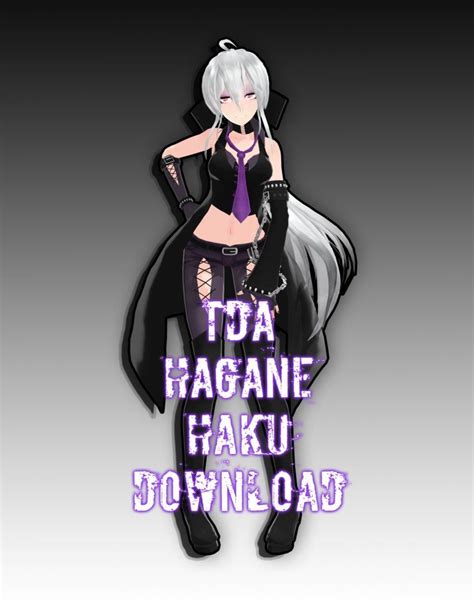 Tda Hagane Haku Download By Kodd84 On Deviantart Haku Vocaloid Hatsune Miku Anime Dress