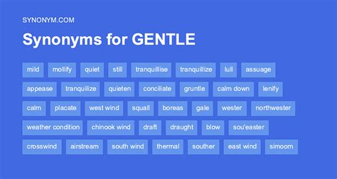 Another Word For Gentle Synonyms And Antonyms