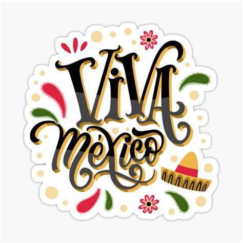 Viva Mexico Sticker For Sale By Mohamedizem98 Redbubble