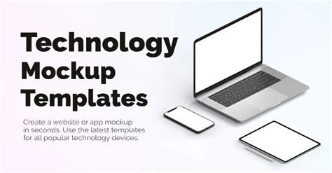 Discover Various Technology And Internet Related Mockup Templates To