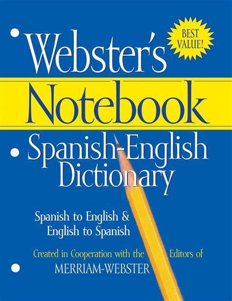 Webster's Notebook Spanish-English Dictionary (Paperback) - Walmart.com