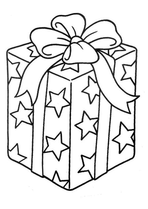 Dessin De Noel Facile Cadeau Élégant Image Coloriage Cadeau En Couleur
