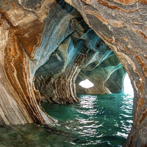 Magnificent Marble Caves In Chile Nature Beautiful Places Places