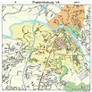 Fredericksburg Virginia Street Map 5129744