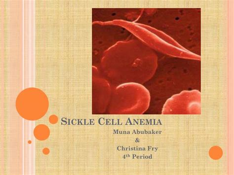 Ppt Sickle Cell Anemia Powerpoint Presentation Free Download Id